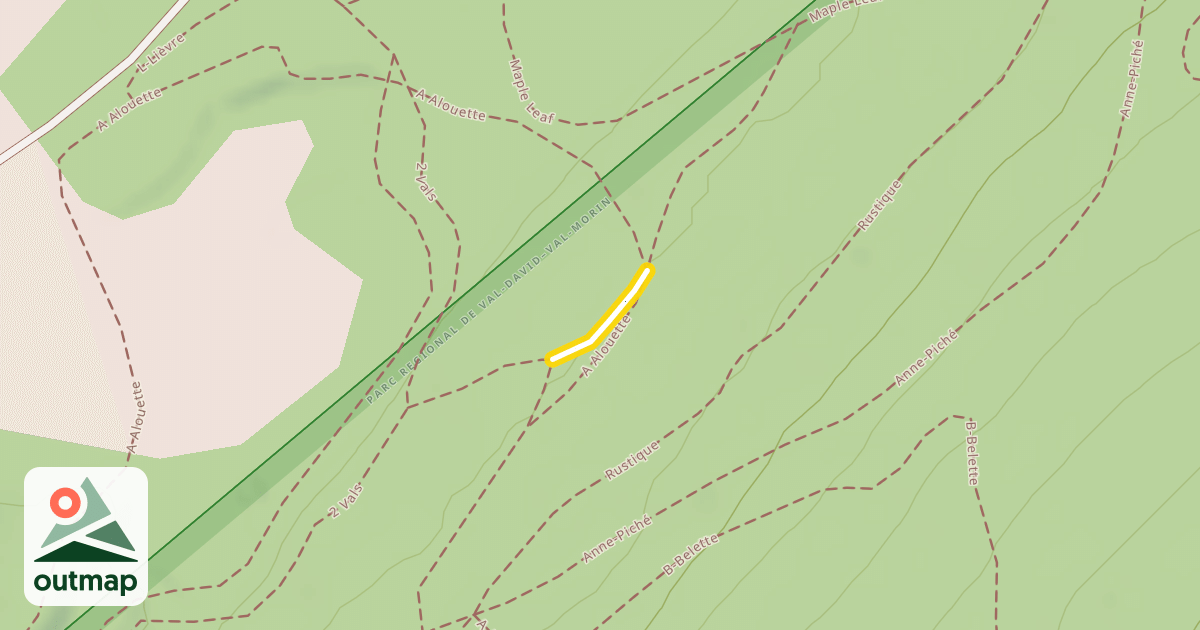 Map of A Alouette