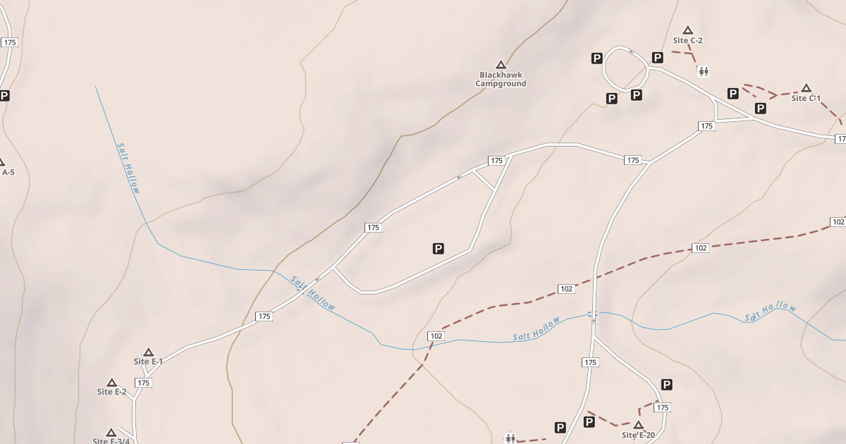 Map preview of BLACKHAWK GROUP PARKING