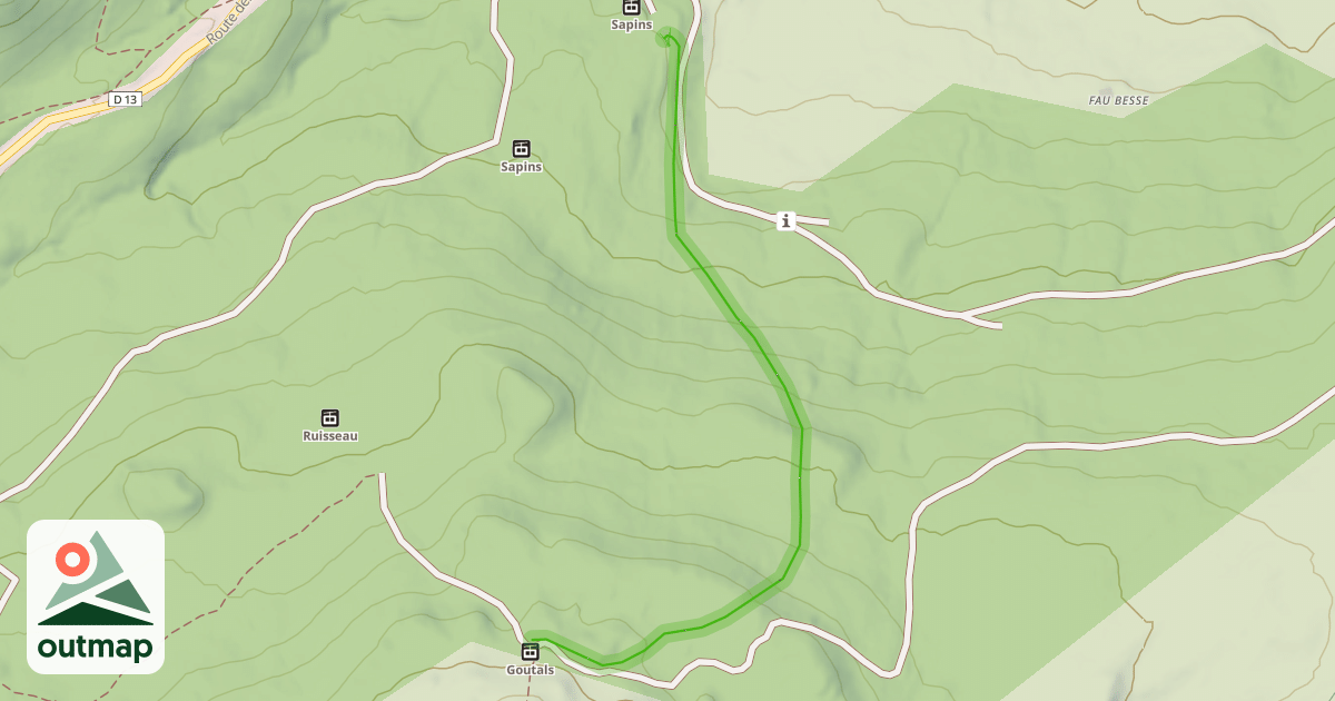 Map of Faubesse