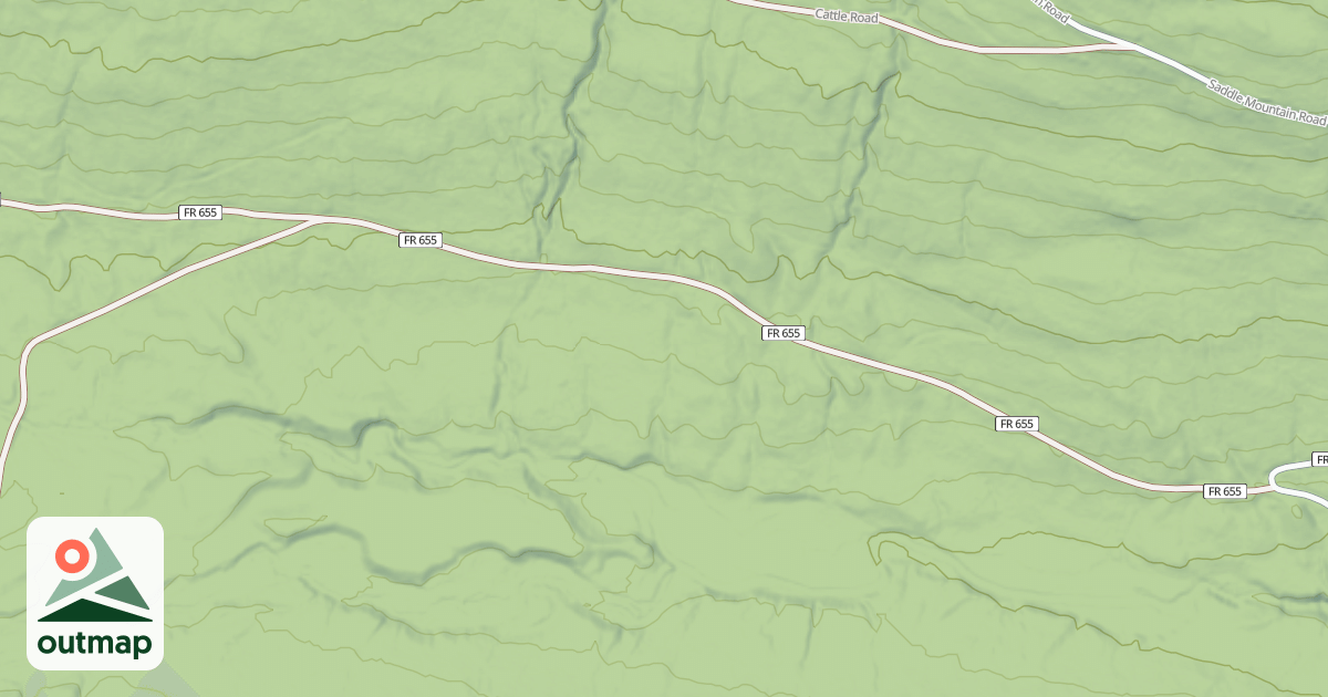 Map of BUGLE PASS D7