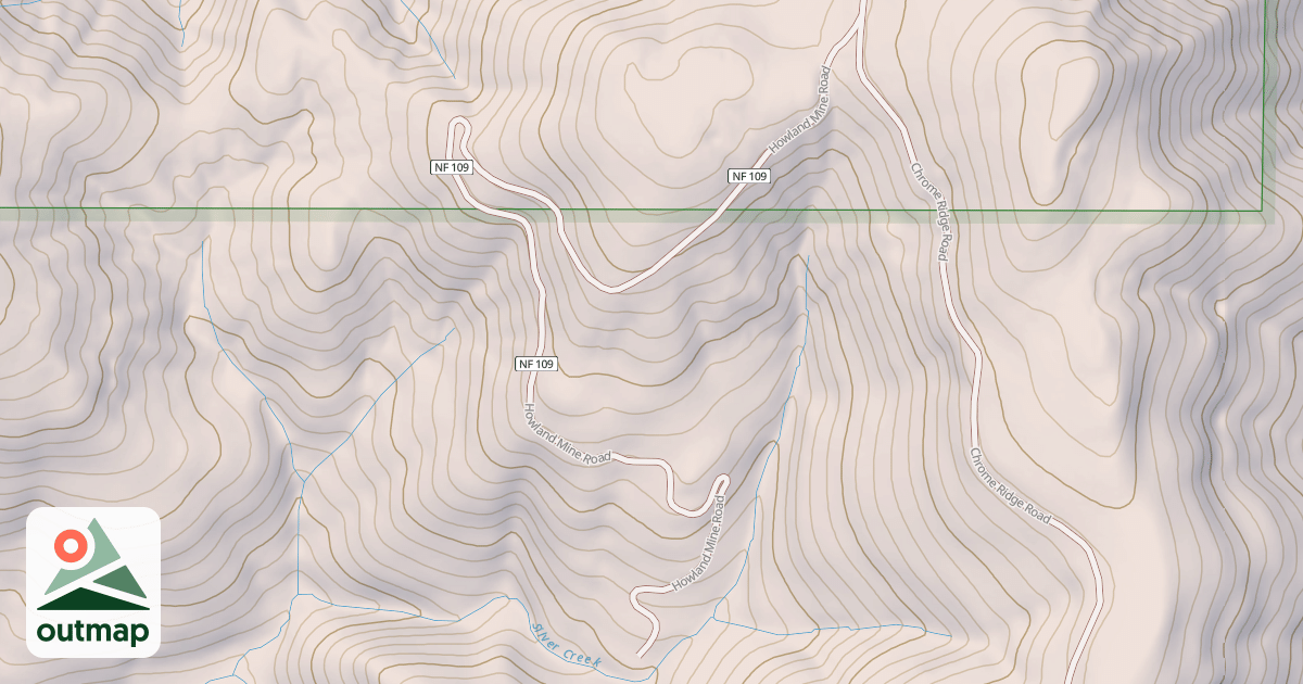 Map of HOWLAND MINE