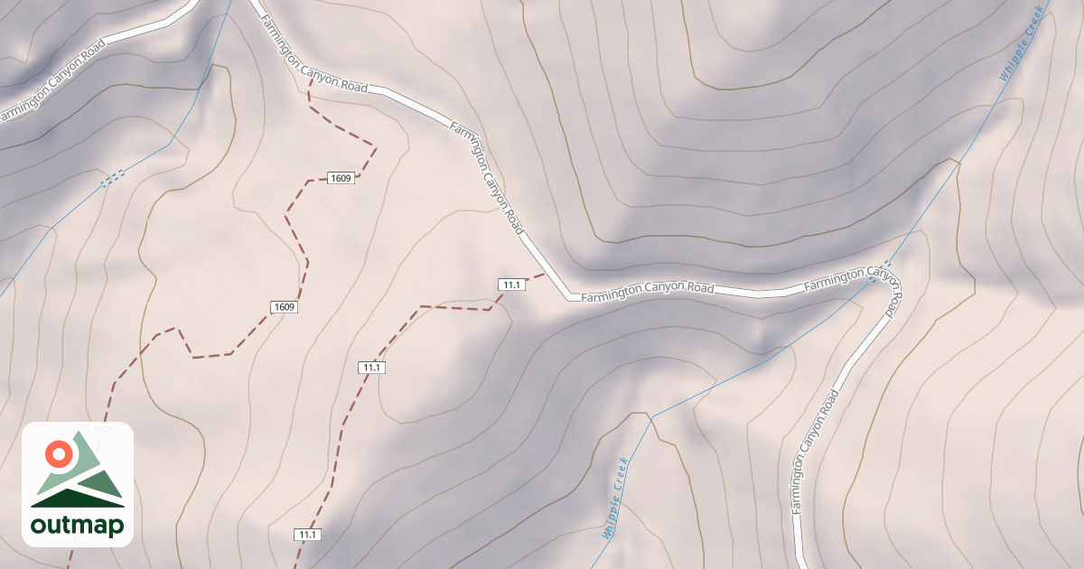 Map of Farmington Canyon Atv