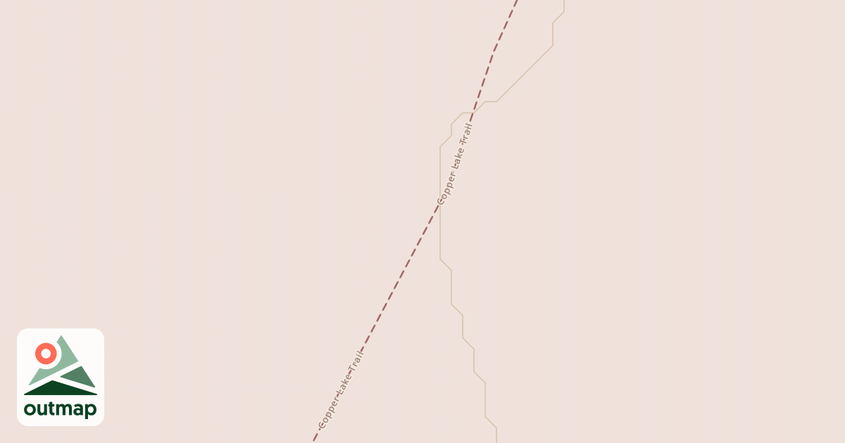Map of Copper Lake Trail