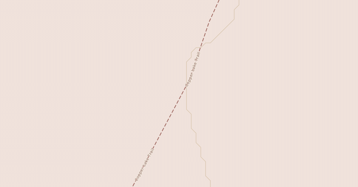 Map preview of Copper Lake Trail