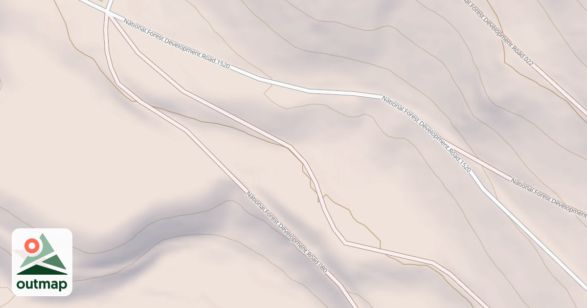 Map of USFS Motor Vehicle Use Map Roads {4EEBC43B-46D4-4CBC-8B37-C45673AC5D28}