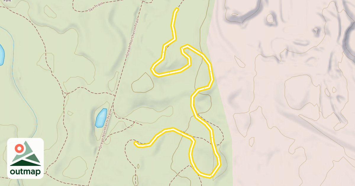 Map of Scouring Rush Run