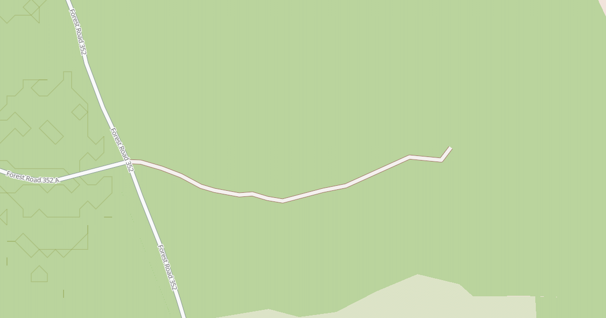 Map preview of USFS National Forest System Roads {0BF5AF38-ABEA-4088-A9A5-340CA769D187}