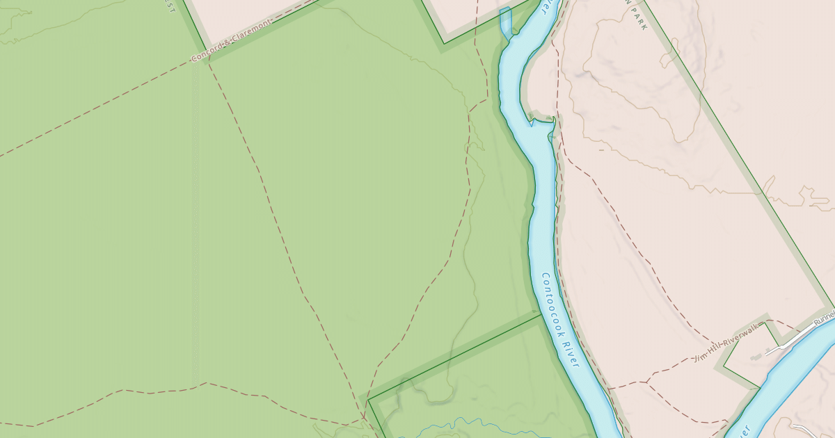 Map preview of Mast Yard Trails
