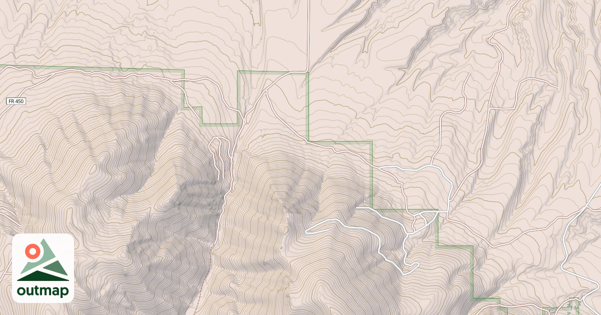 Map of ELDORADO DITCH ROAD