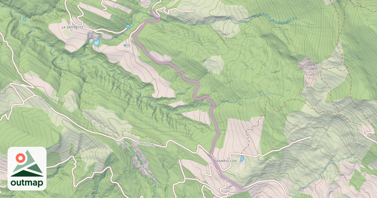 Map of Chemin de la Nible