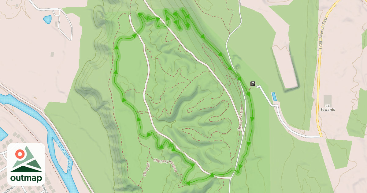 Map of Madrona Loop