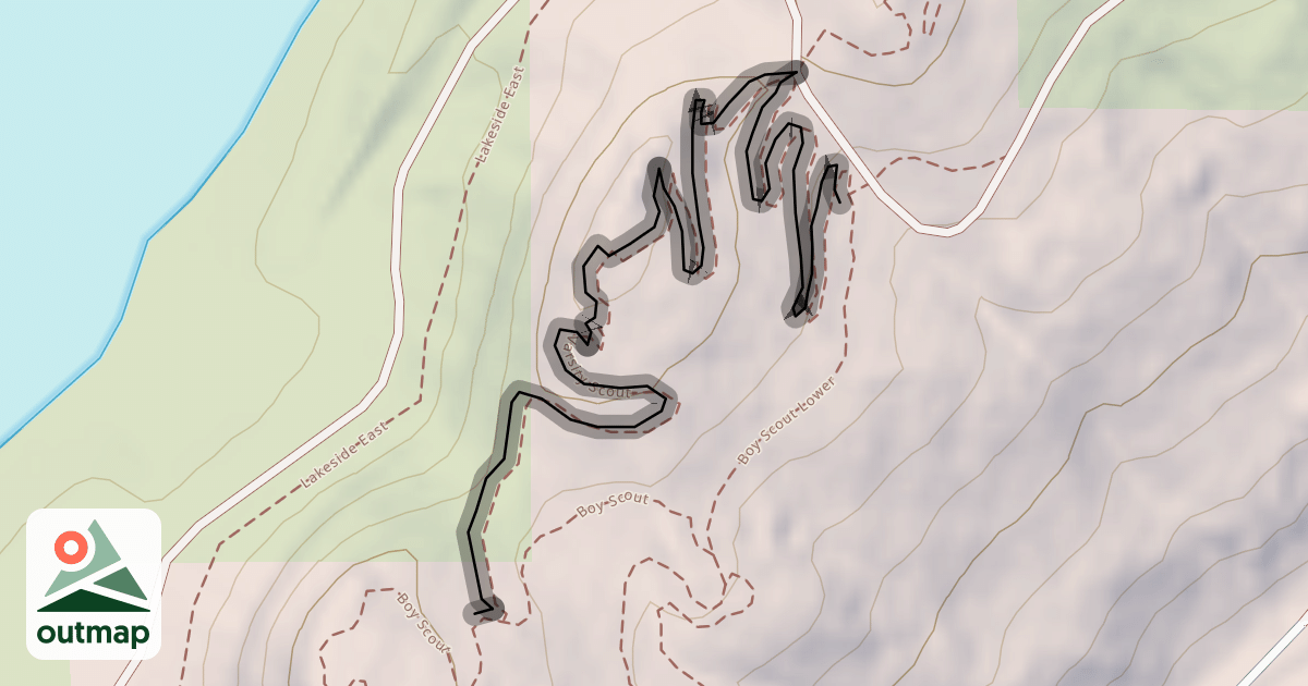 Map of Varsity Scout