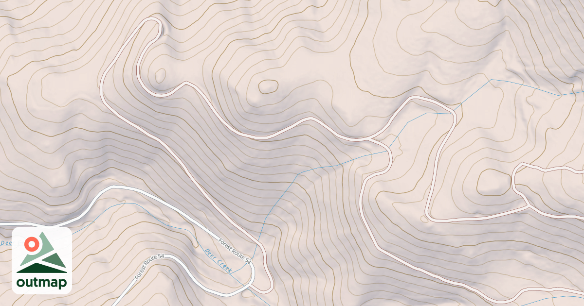 Map of DEER CREEK
