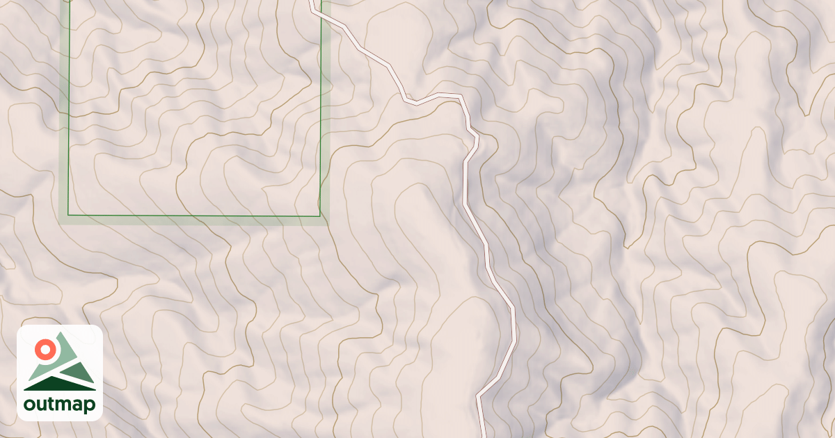 Map of MCGARY BUTTE
