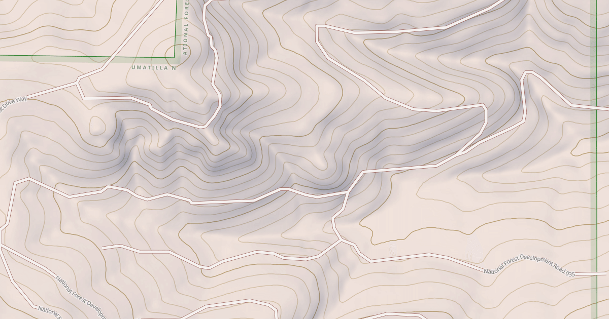 Map preview of USFS National Forest System Roads {0C8EF092-D5DF-46FF-BB6F-7F0E08B41917}
