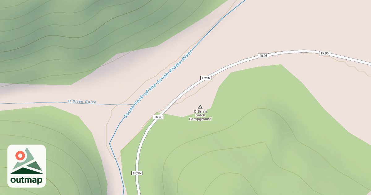 Map of O BRIEN PG