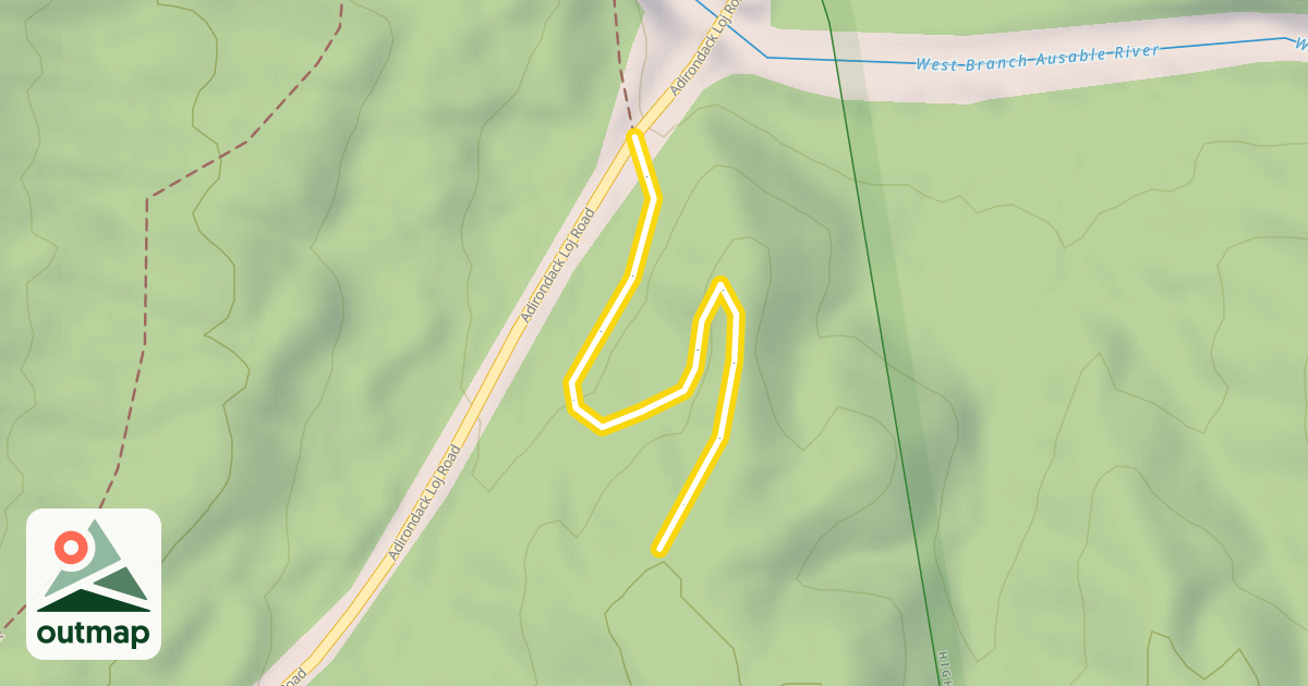 Map of Northwoods Loop