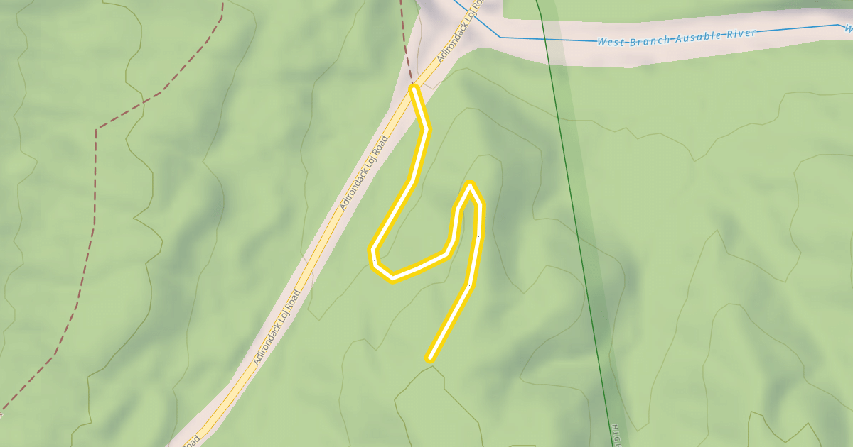Map preview of Northwoods Loop