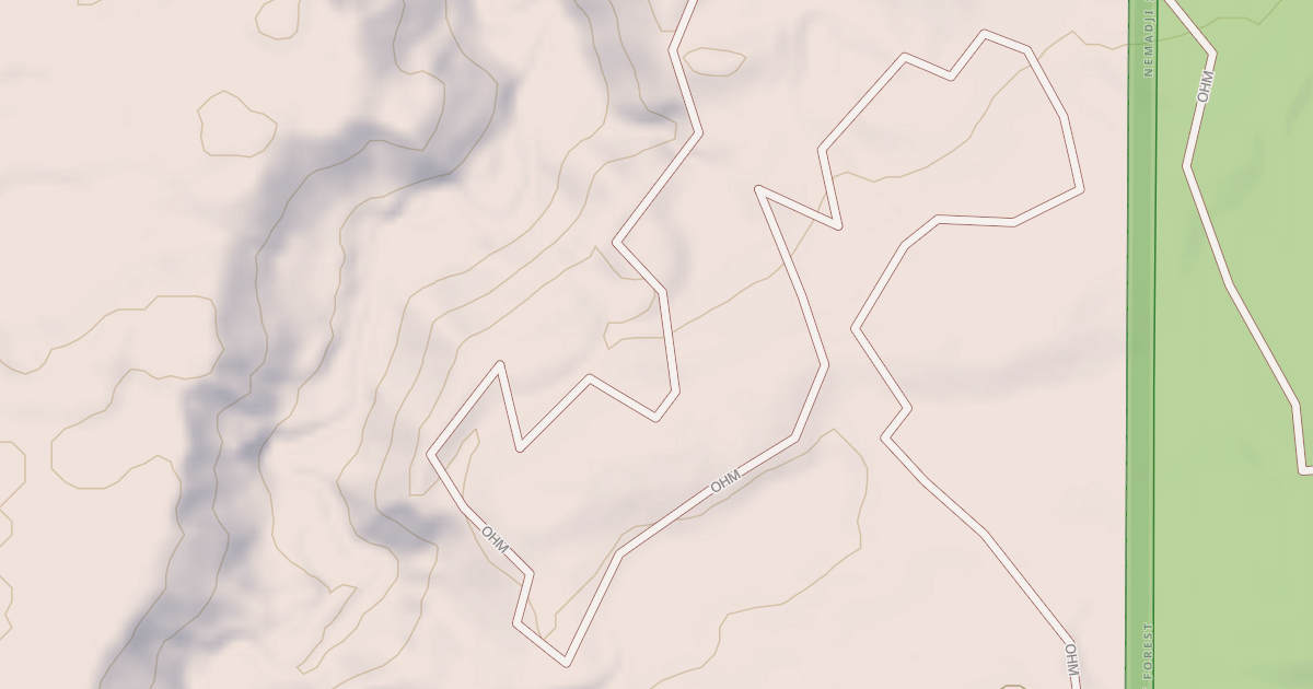 Map preview of Straight Arrows Trail