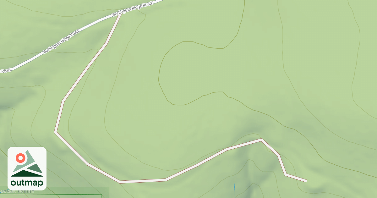 Map of BURLINGTON RIDGE SPUR