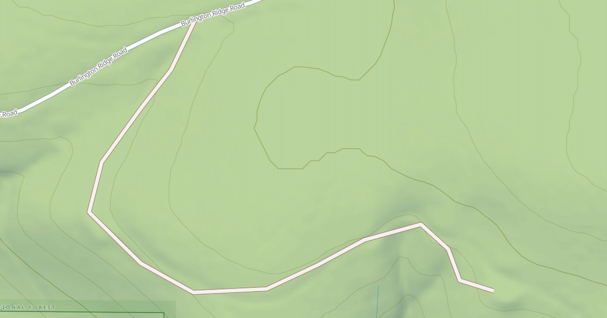 Map preview of BURLINGTON RIDGE SPUR