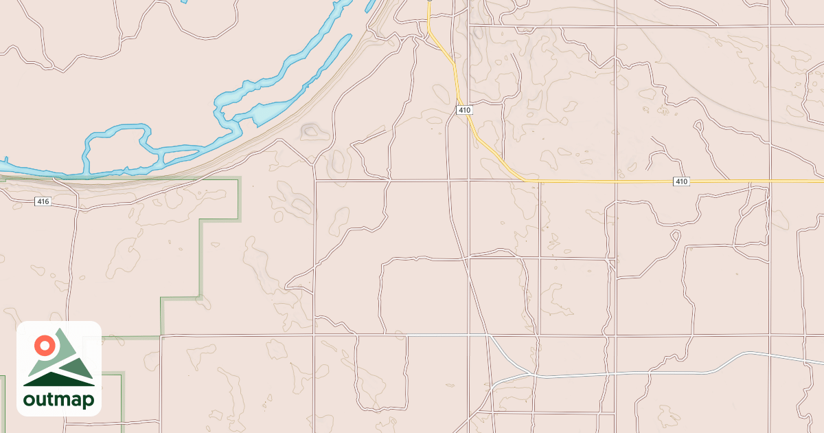 Map of Pine Ridge Trail