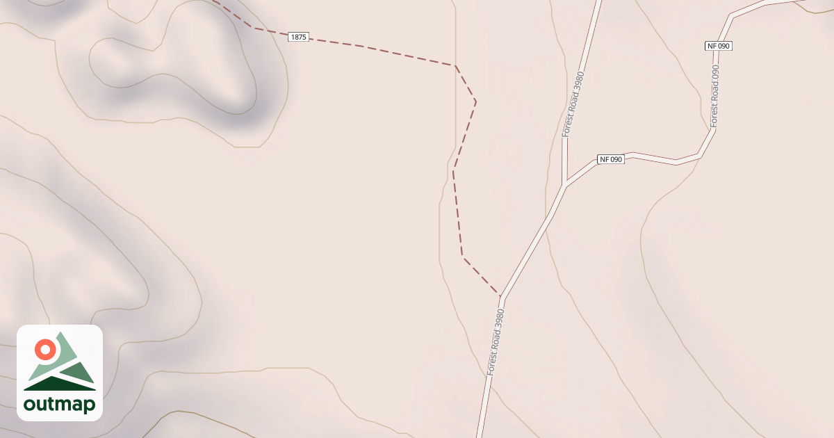Map of USFS National Forest System Roads {0490AD3D-3234-4784-B43A-6C7764774B33}