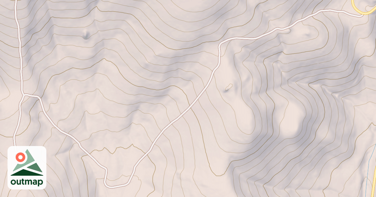 Map of HINKEY SUMMIT SPUR B