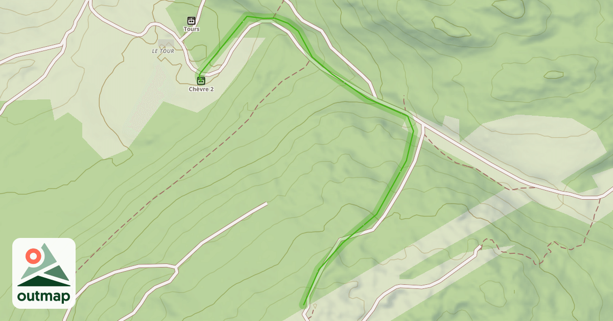 Map of Le Détour