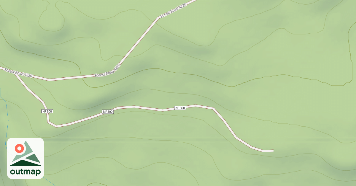 Map of USFS Motor Vehicle Use Map Roads {6D7BB23F-24FF-4377-96A9-B3A7D16126C5}