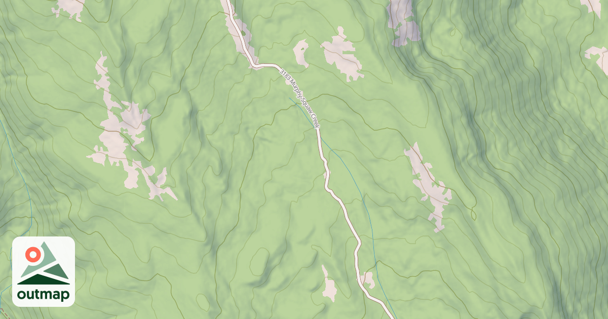 Map of Murphy-Squaw Creek