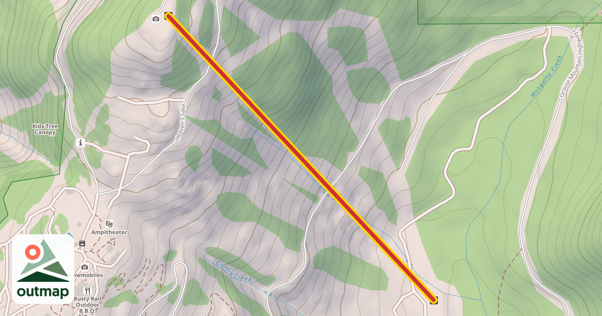 Map of Olympic Express