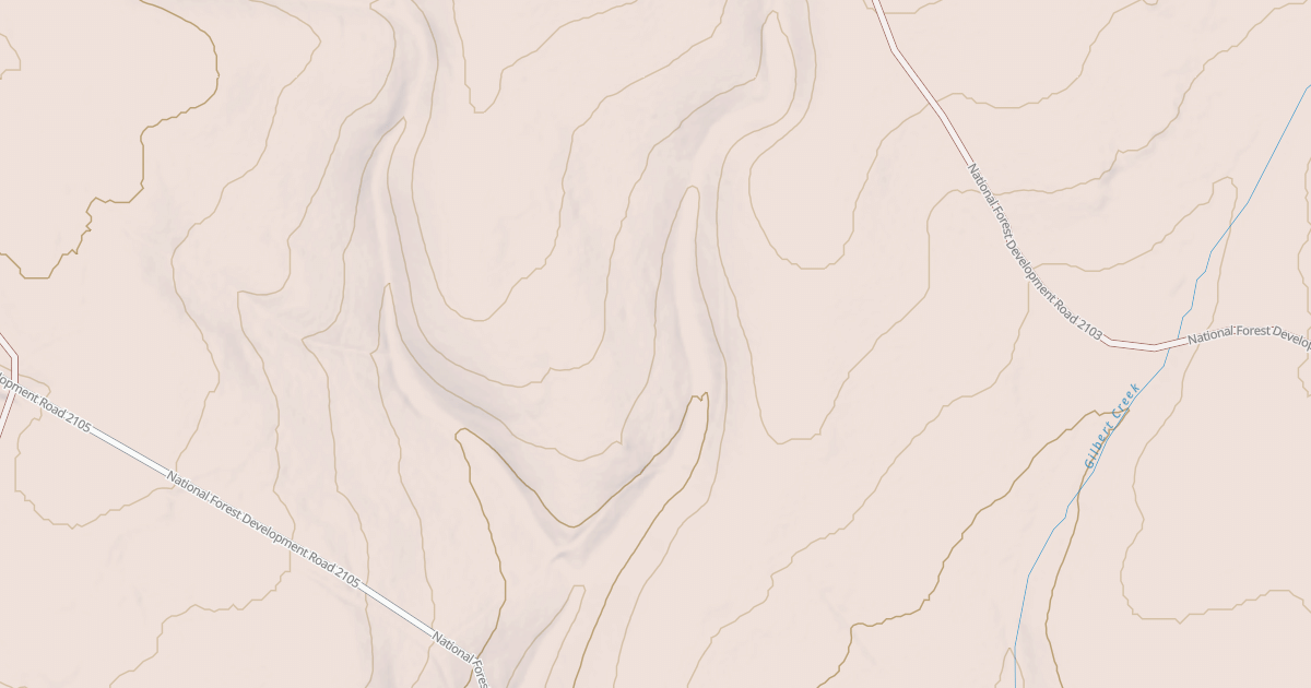 Map preview of USFS National Forest System Roads {0C105425-B62B-406D-BE32-ECE767977D3E}