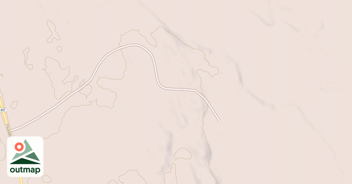 Map of LITTLE IRON SPUR
