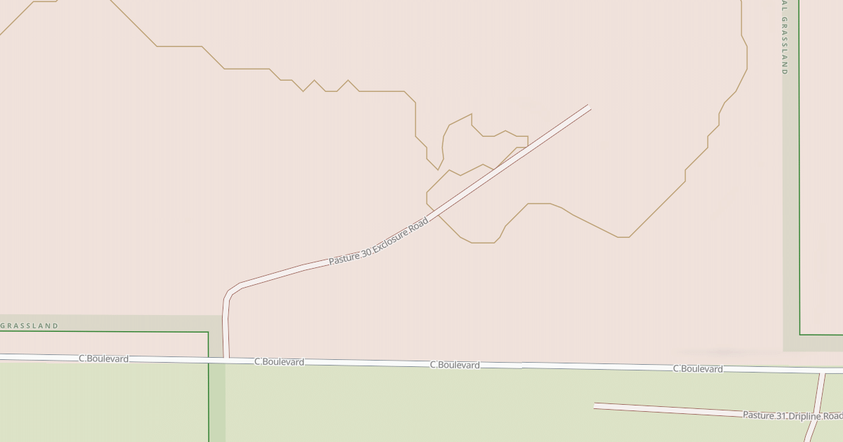 Map preview of PASTURE 30 EXCLOSURE