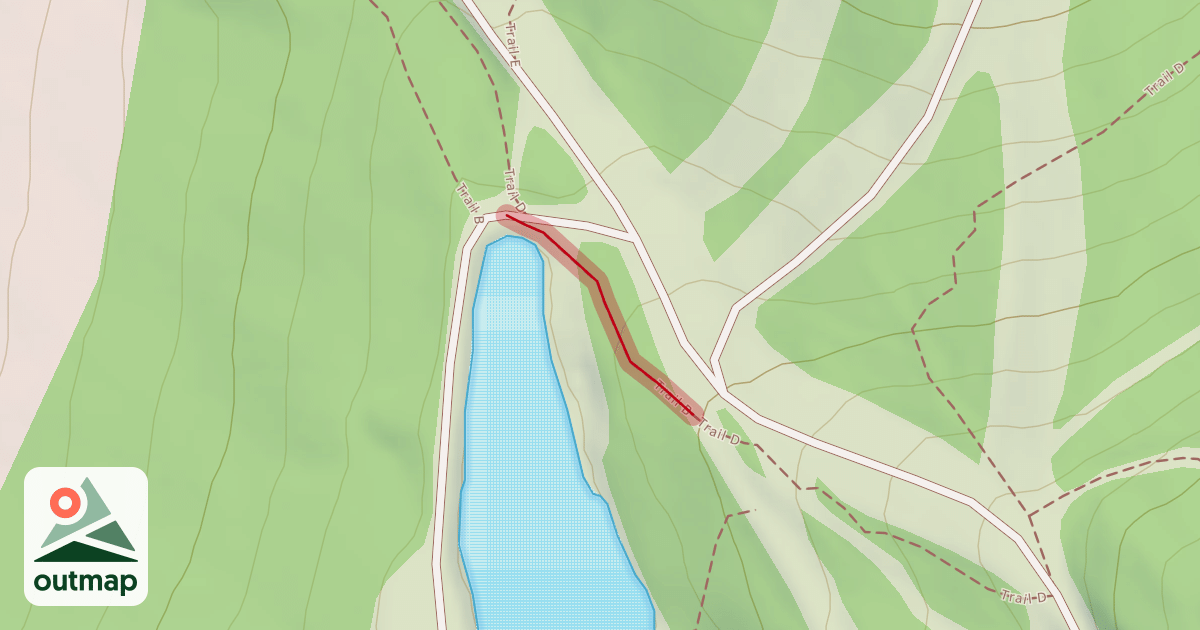 Map of Trail B