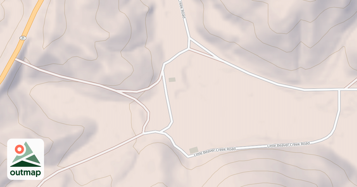 Map of BEAVER CREEK ADMIN SITE