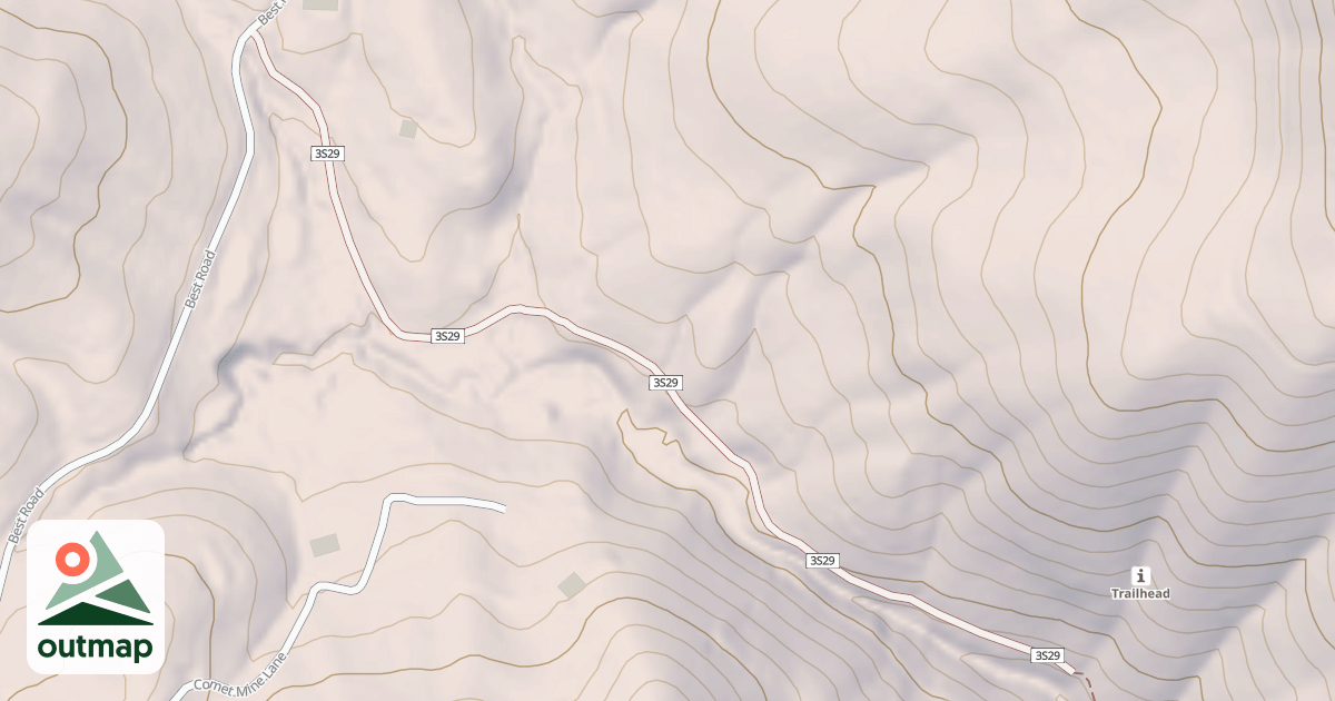 Map of COMET MINE