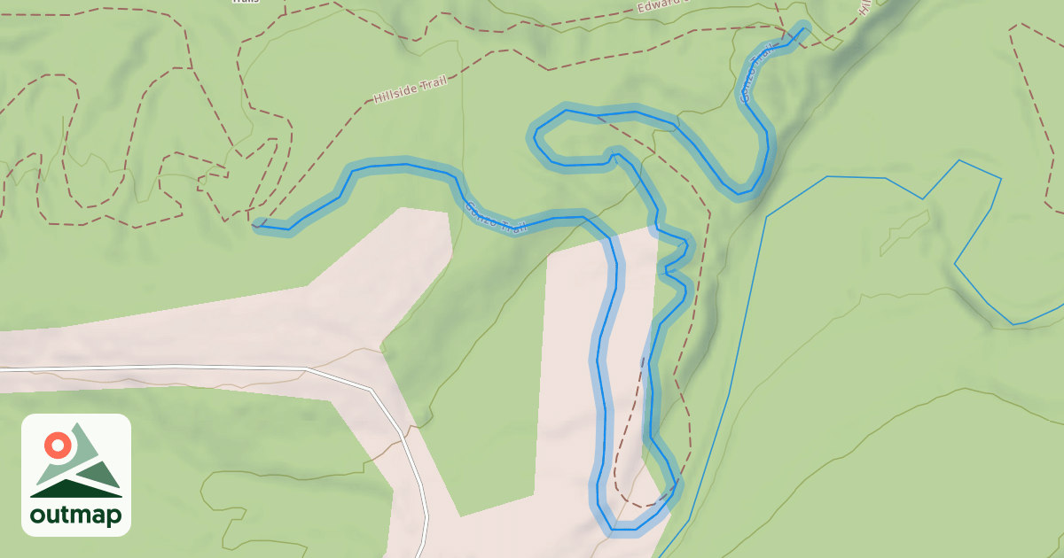 Map of Gonzo Trail