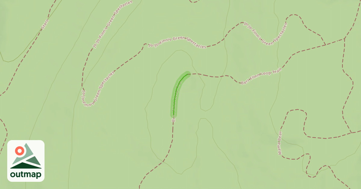 Map of Bert Flinn Loop Trail