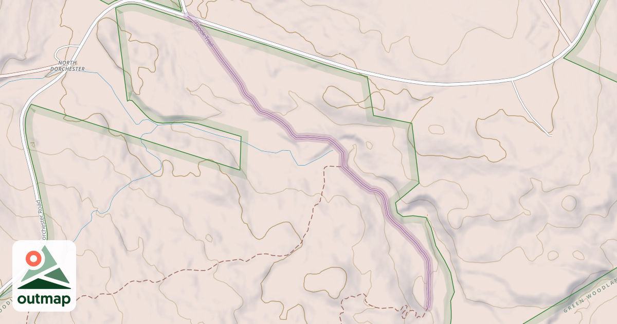 Map of Brook Trail