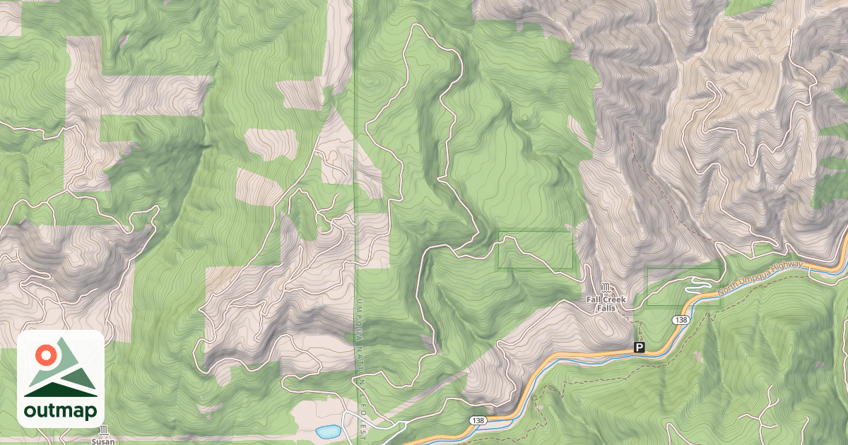 Map of BURNT CREEK