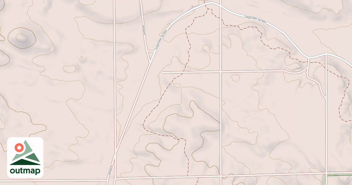 Map of Ogemaw Hills Trail