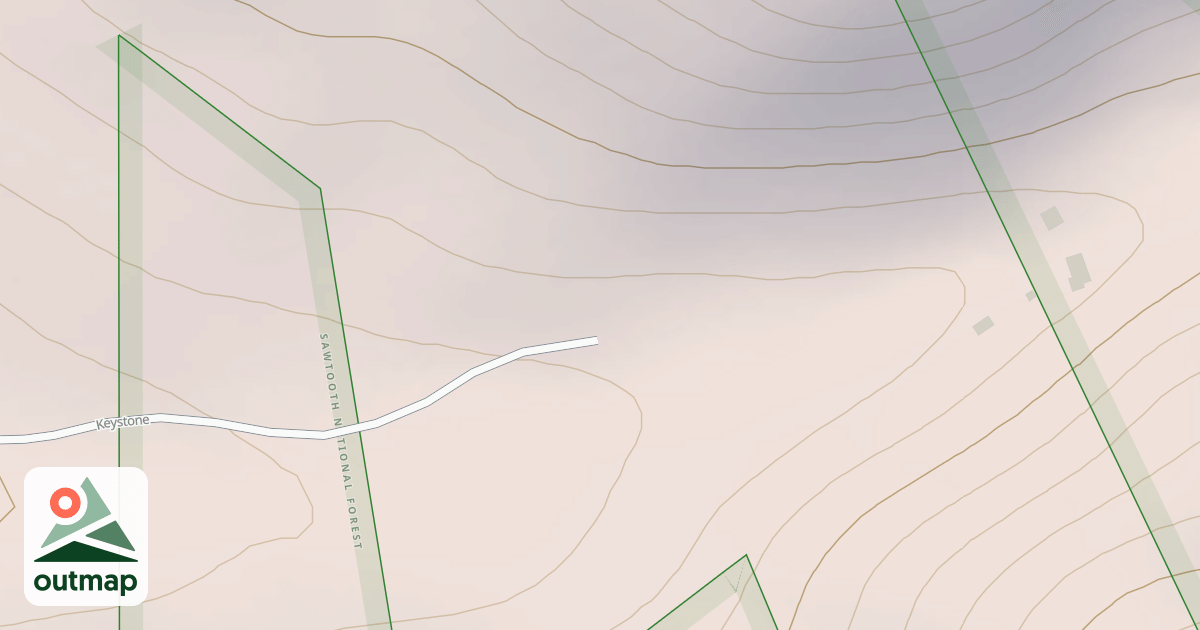 Map of KEYSTONE GULCH