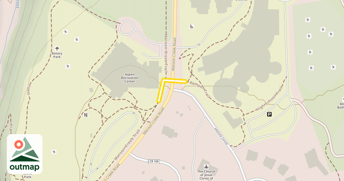 Map of Campus Trail
