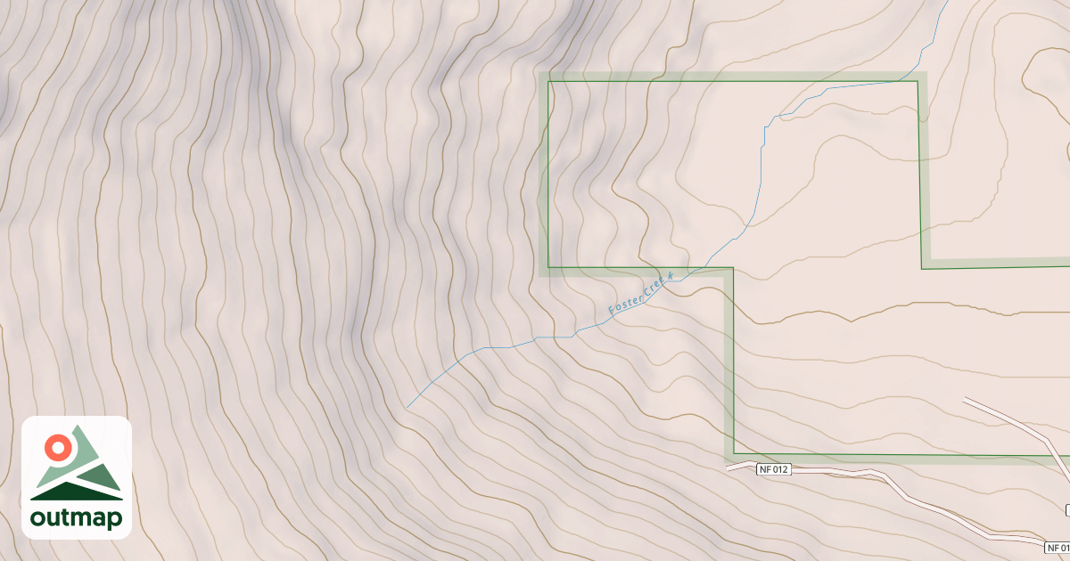 Map of BENNET FLAT