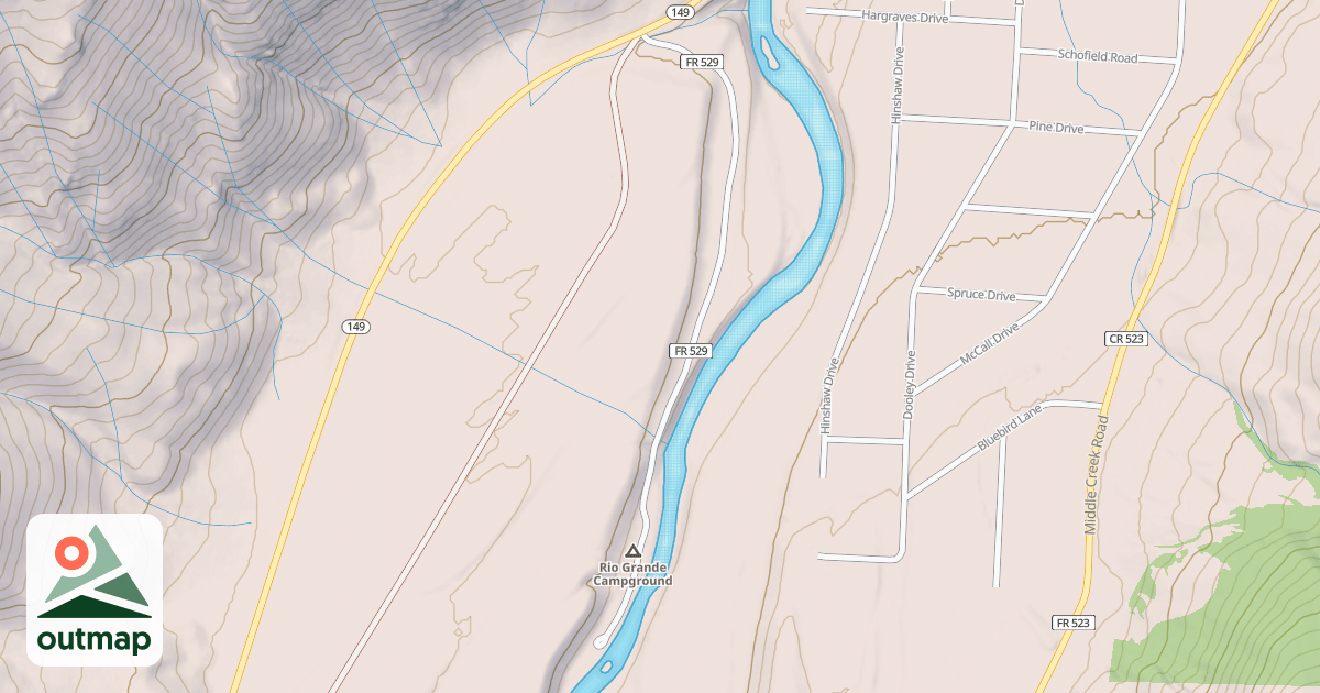 Map of RIO GRANDE CG