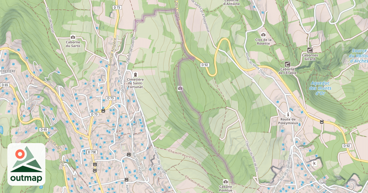 Map of Chemin de la Herse