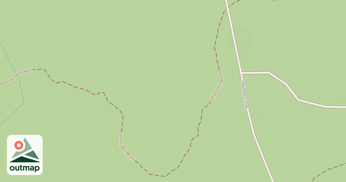 Map of Landon Hill Path