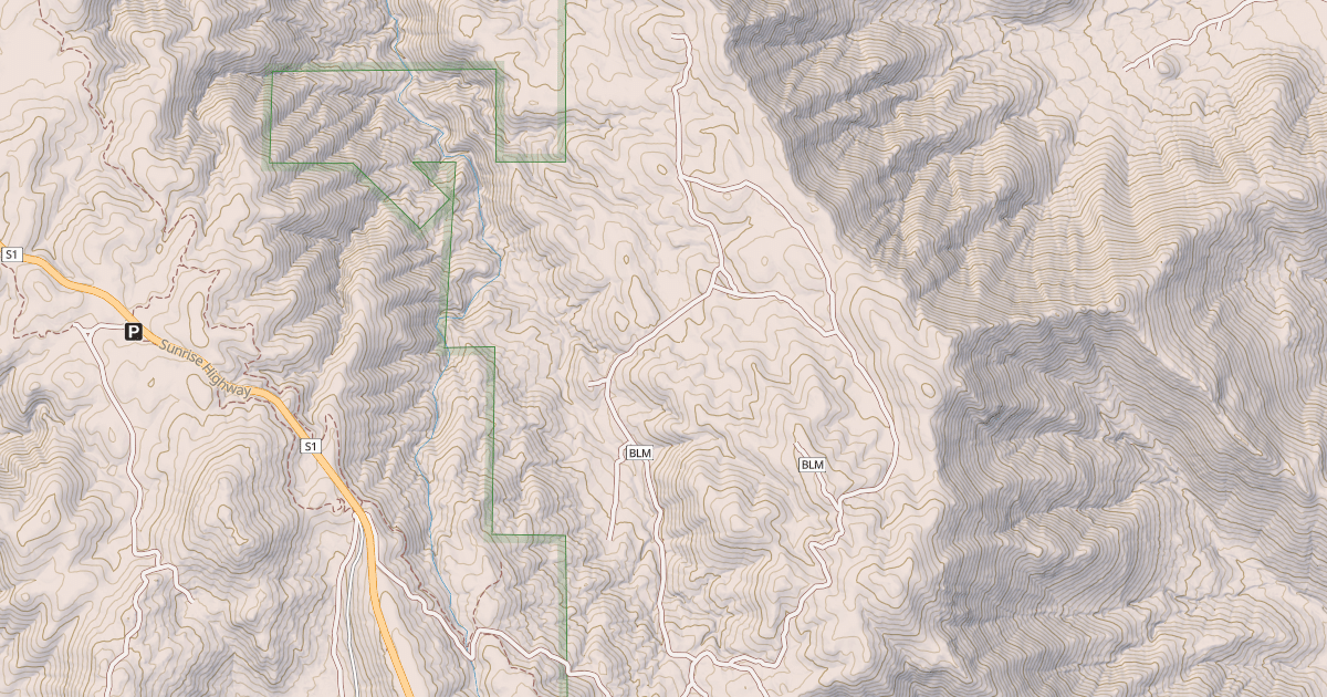 Map preview of BLM National GTLF Public Motorized Roads 8d0e2742-7a44-4457-adec-14548fda5072